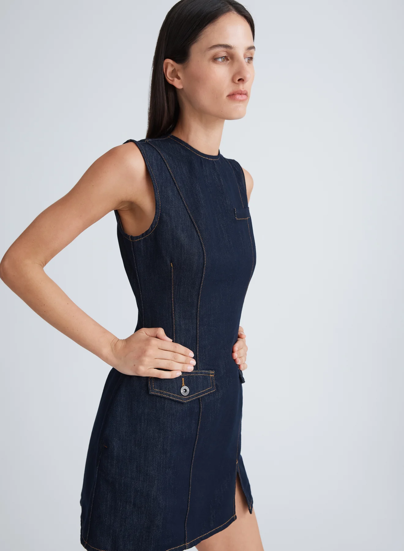GIADA DRESS (DARK INDIGO) - Image 2