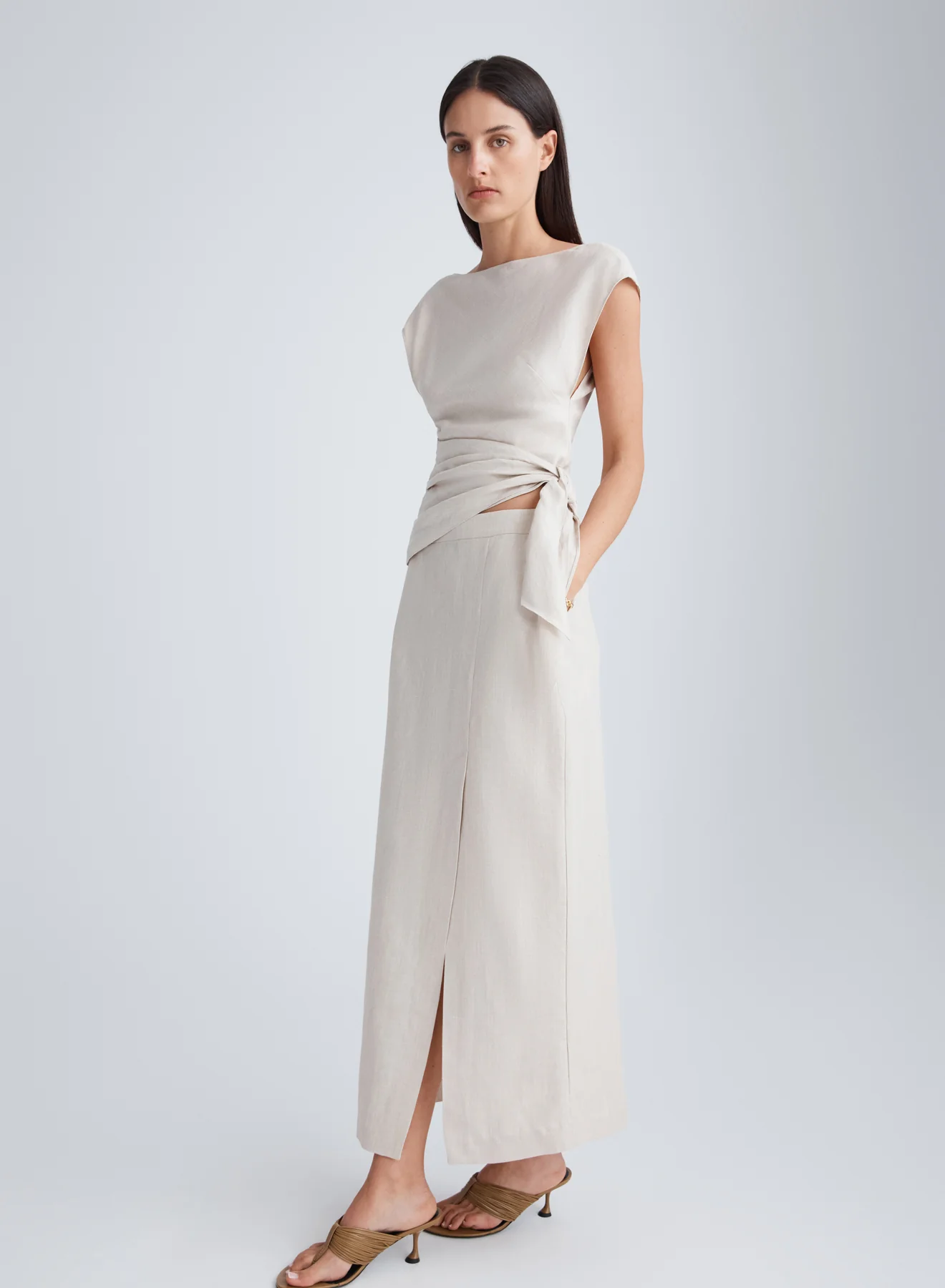 INDRA SKIRT (STONE) - Image 8