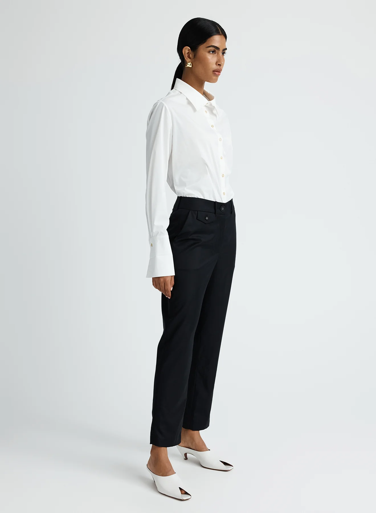 JULIETTE PANTS (BLACK WOOL) - Image 5
